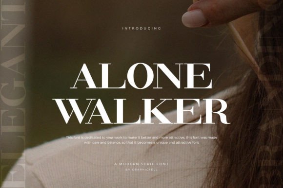 Alone Walker: A Serif Font Built for Scroll-Stopping Campaigns