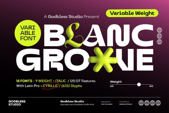 Blanc Groove: A Futuristic Sans Serif Font for Digital Design