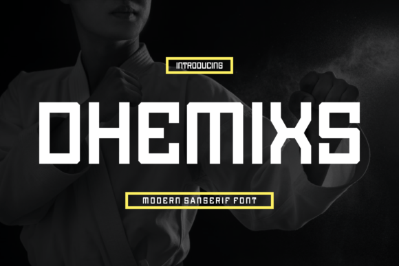 Dhemixs: A Bold Display Font for Modern Branding Projects