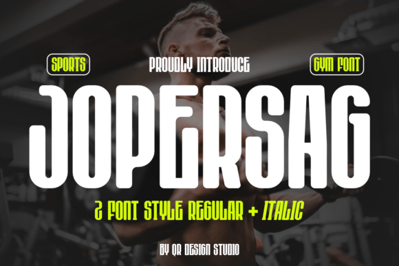 Jopersag: A Bold Display Font for Web Designers
