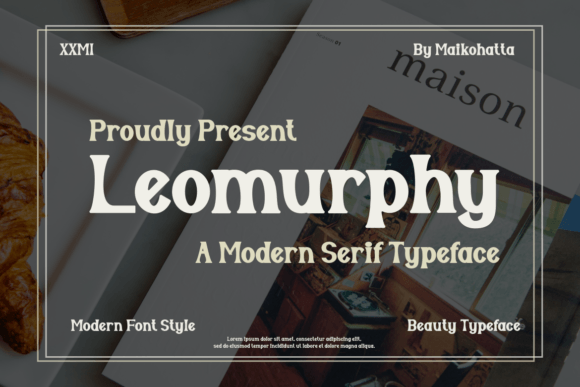 Leomurphy: A Modern Serif Font Built for Real Branding Work