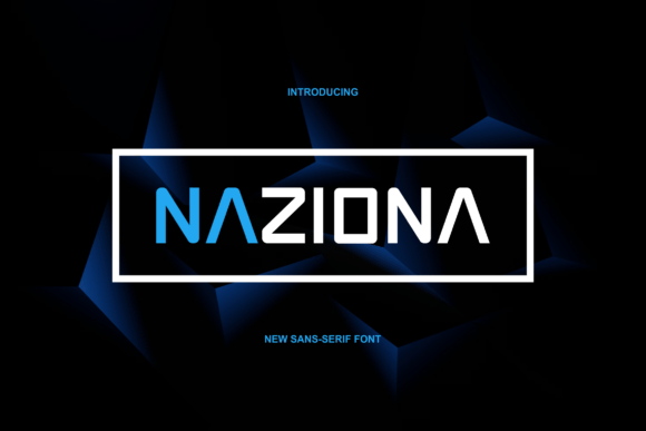 Naziona: A Futuristic Sans Serif Font for Editorial Design
