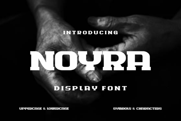 Noyra: A Bold Sans Serif Display Font for Digital Creators