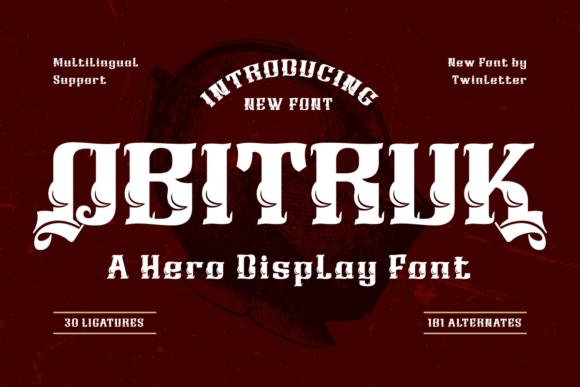 Obitruk: A Serif Font That Gives Small Brands a Bold Voice