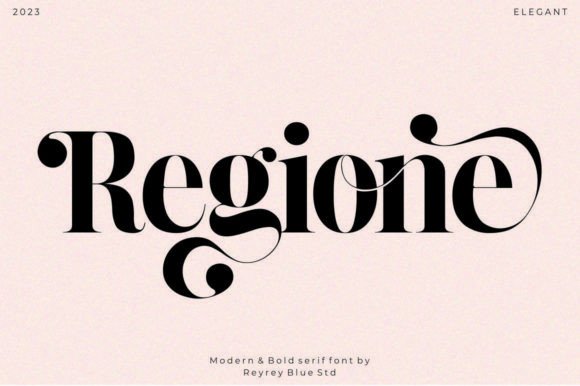 Regione Typeface Review: A Serif Font Built for Elegant Branding Work