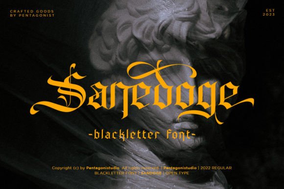Sandoge: A Designer's Review of a Blackletter Font for Modern Projects