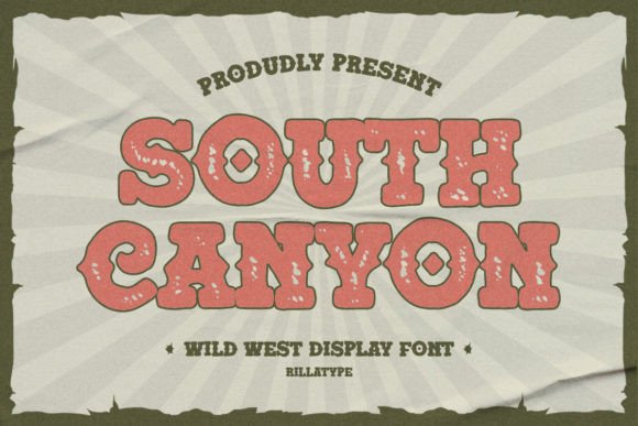 South Canyon Serif Font: A Western-Inspired Typeface for Branding