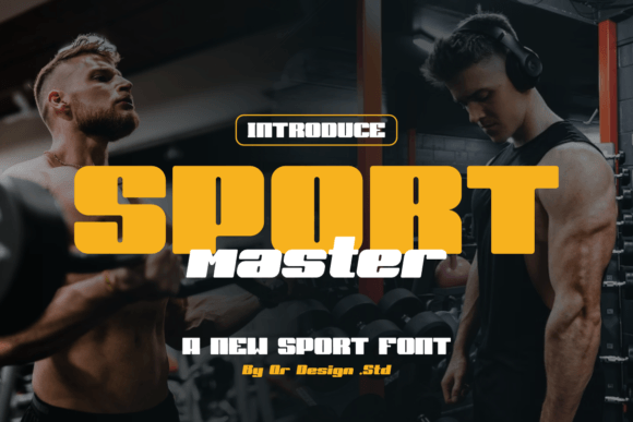 Sport Master Font: Bold Sans Serif Typeface for Marketing and Brand Content