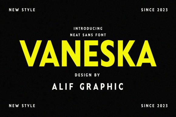Vaneska: A Designer's Review of a Modern Sans Serif