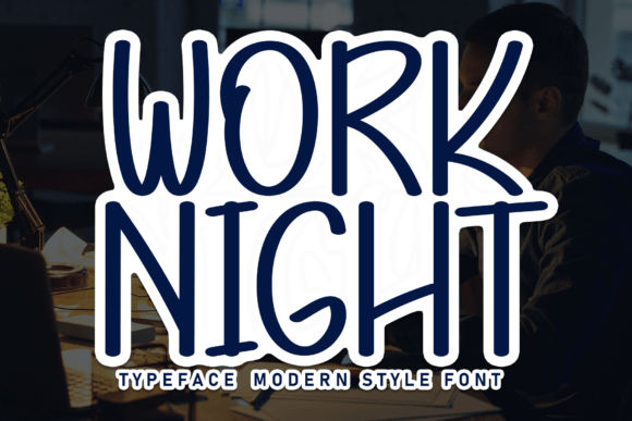 Work Night Font Review: A Handwritten Display Typeface for Editorial Warmth