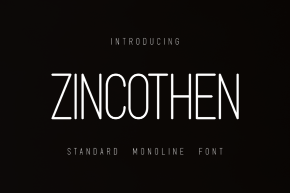 Zincothen: A Thin Sans Serif Font for Editorial Design